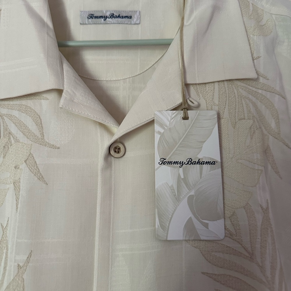 NWT 100% Silk Tommy Bahama Shirt
